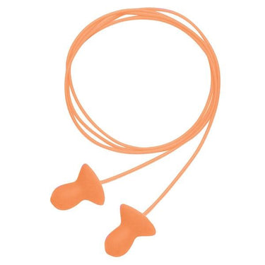 Honeywell Howard Leight Quiet® Multiple-Use Earplugs, Corded, Orange, 100/Box